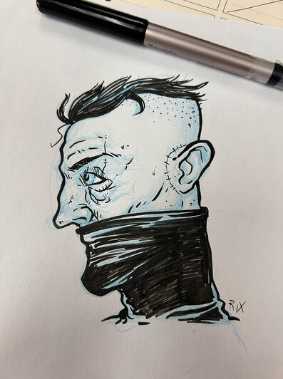 Pen &amp; Ink Villan