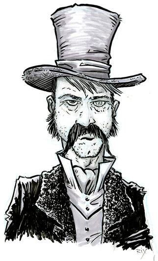Inktober mustache